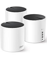 TP-Link Deco AX3000 WiFi 6 Mesh System(Deco X55) - Covers up to 6500 Sq.Ft. , Replaces Wireless Router and Extender, 3 Gigabit ports per unit, supports Ethernet Backhaul (3-pack)