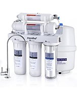 COMFEE’ 5-Stage Reverse Osmosis System, NSF Certified Water Filter System Under Sink, Easy DIY Installation, Ultra Safe Drinking Water Filtration System, Leak-Free RO System, Quiet Operation, 75 GPD