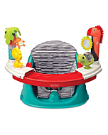 Infantino 3-in-1 Grow-with-Me Discovery Seat and Booster, Baby Activity Seat, Booster Seat for Dining Table with Removable Tray