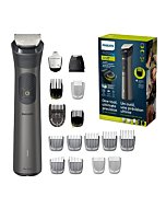 Philips Multi Groomer All-in-One Trimmer Series 7000, Mens Grooming Kit with Trimmer for Beard, Head, Hair, Body, Groin, Nose and Face, NO Blade Oil Needed, MG7960/28