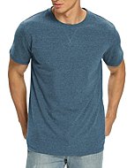 NITAGUT Mens Summer True Classic Tee Casual Crewneck Work Tshirt Short Sleeve Plain T Shirt Large Heather Blue