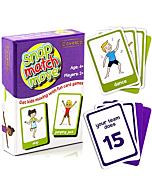 Covelico Exercise Card Games for Kids - Fun Kids Exercise Equipment and Kids Workout Equipment | Play Snap Card Game, Memory Card Game for Kids and Go Fish Card Game | Kids Exercise via Exercise Games