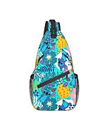 Sling Bag,Stitch Crossbody Sling Backpack Travel Hiking Chest Bag Daypack for Purses Shoulder Bag Women Men's