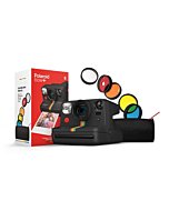 Polaroid Now+ Black (9061) - Bluetooth Connected I-Type Instant Film Camera with Bonus Lens Filter Set