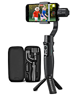 Gimbal Stabilizer for Smartphone -3-Axis Phone Gimbal for Android and iPhone 13,12,11 PRO MAX, Stabilizer for Video Recording with Face/Object Tracking, 600 °Auto Rotation - Hohem iSteady Mobile Plus