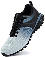 Kricely Men's Walking Shoes Lightweight Breathable Fashion Sneakers Athletic Gym Sports Trail Running Shoes（Blue 14）