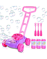 ArtCreativity Bubble Lawn Mower for Toddlers 1 2 3 4 5, Bubbles Blowing Push Toys for Kids, Bubble Machine, Outdoor, Outside Toys for Toddlers, Easter Basket Stuffers, Easter Birthday Gift for Girls