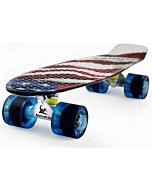 Skateboards Complete 22 Inch Mini Cruiser Retro Skateboard for Kids Boys Youths Beginners