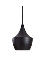 Amazon Brand – Rivet Industrial Pendant Light with Bulb, 63"H, Black