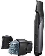 Panasonic Body Groomer for Men and Women, Unisex Wet/Dry Cordless Electric Body Hair Trimmer with 2 Comb Attachments, Multi-Directional Shaving in Sensitive Areas - ER-GK80-S (Silver)