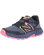 New Balance Women's Fresh Foam X Hierro V7 Trail Running Shoe, Night Sky/Vibrant Pink/Black, 5