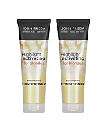 John Frieda Sheer Blonde Brightening Hair Conditioner, Helps Nourish and Activate Natural-looking Highlights, 8.45 Ounce (2 Pack)