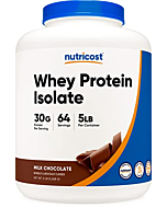 Nutricost Whey Protein Isolate Powder (Milk Chocolate) 5LBS