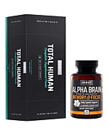 ONNIT Total Human Optimization Stack - Alpha Brain (30ct) + Total Human (60ct)