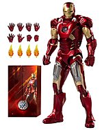 Ovonni 7 Inch Ironman Mark 7 Model Exquisite Painting 20 Joints Movable Collectible Action Figure