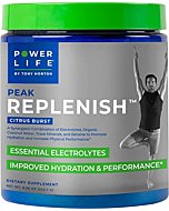 Tony Horton PowerLife Peak Replenish - Vegan Electrolyte Powder for Improved Hydration & Performance, Citrus Burst Flavor, 30 Servings