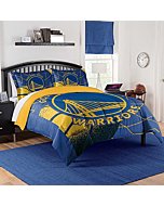 Northwest NBA Golden State Warriors Comforter & Sham Set Full/Queen