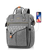 Laptop Backpack for Women,15.6 Inch Laptop Bag Work Backpack with USB Charging Port,School Bookbag College Backpack Teacher Backpack for Work,Travel,Business