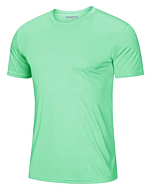 Short Sleeve Shirts for Men Swim Shirts Dry Fit Moisture Wicking Active Athletic Performance Breathable Shirts Workout Running T-Shirt Mint Green