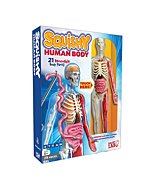 SmartLab Toys Squishy Human Body with 21 Removable Body Parts with Anatomy Book