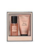 Victoria's Secret Bare Vanilla 2 Piece Mini Mist & Lotion Gift Set, Notes of Whipped Vanilla and Soft Cashmere, Bare Villa Collection, Assorted