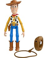 Pixar Toys Disney Story Launching Lasso Woody 12 in Action Figure with Accessory, Authentic Posable Detailed, Movie Collectable, Gift Ages 3 Years & Up