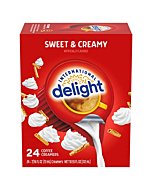 International Delight Coffee Creamer Singles, Sweet & Creamy, 24 Count