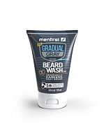 MENFIRST Gradual Gray Darkening Beard Wash Shampoo for Men, Reduces White Beard Color, 4.6 oz