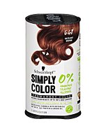 Schwarzkopf Simply Color Permanent Hair Color, 6.68 Hazelnut Brown