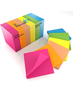 (12 Pads) Sticky Notes 3x3 in 100 Sheets/Pad, Self-Sticky Note Pads, 6 Bright Colors Super Sticky Pads - Easy to Post for School, Office Supplies, Desk Accessories