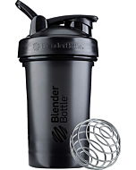 BlenderBottle Classic V2 Shaker Bottle Perfect for Protein Shakes and Pre Workout, 20-Ounce, Black