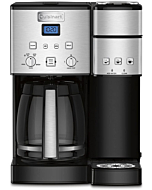 Cuisinart SS-15P1 Coffee Center 12-Cup Coffee Maker and Single-Serve Brewer, Single Serve Brewer Offers 3-Sizes–6-Ounces, 8-Ounces and 10-Ounces, Stainless Steel/Black