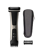 Philips Norelco Bodygroom Series 7000 Showerproof Body Trimmer & Shaver with Case and Replacement Head, BG7040/42