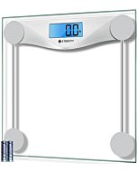 Etekcity Digital Body Weight Bathroom Scale, Large Blue LCD Backlight Display, High Precision Measurements,6mm Tempered Glass, 400 Pounds