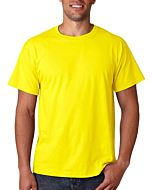 Fruit of the Loom Heavy Cotton T-Shirt, Neon Yellow (50/50), XL (Pack of 2)