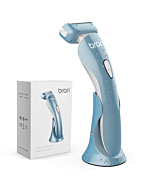 Brori Electric Razor for Women - Womens Shaver Bikini Trimmer Body Hair Removal for Legs and Underarms Rechargeable Wet and Dry Painless Cordless with LED Light, Blue