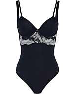 La Perla, Like A Butterfly Bodysuit, 36B, Black