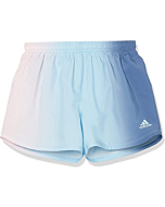 adidas Girls' Little Elastic Waistband Ombre Woven Short 22, Crew Blue, Small (7/8)