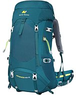 N NEVO RHINO 50L Green Hiking Backpack, Internal Frame Hiking Backpack, Alpine Climbing Backpack, Waterproof Camping Backpacking Daypack Suitable for Women, Men, Child (45+5 L)