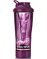 VOLTRX Premium Electric Protein Shaker Bottle, Made with Tritan - BPA Free - 24 oz Vortex Portable Mixer Cup/USB C Rechargeable Shaker Cups for Protein Shakes (Purple)