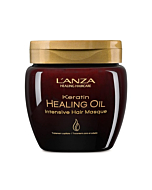 L'ANZA Keratin Healing Oil Intensive Hair Masque for Damaged Hair – Nourishes, Repairs, and Boosts Hair Shine and Strength for a Silky Look, Sulfate-free, Parabens-free, Gluten-free (7.1 Fl Oz)