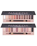 BestLand 2 Pack 12 Colors Makeup Nude Colors Eyeshadow Palette Natural Nude Matte Shimmer Glitter Pigment Eye Shadow Pallete Set Waterproof Smokey Professional Beauty Makeup Kit (2 PCS)