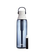 Brita Hard-Sided Plastic Premium Filtering Water Bottle, BPA-Free, Reusable, Replaces 300 Plastic Water Bottles, Filter Lasts 2 Months or 40 Gallons, Includes 1 Filter, Night Sky - 26 oz.