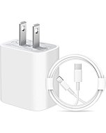 iPhone Charger Super Fast Charging [Apple MFi Certified] 20W PD Power Wall Charger with 6FT Charging Cable Compatible iPhone 14/14 Pro Max/13/13 Pro Max/12/12 Pro/12 Pro Max/11/11 Pro iPad(White)