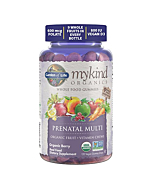 Garden of Life Prenatal Gummies Multivitamin with Vitamin D3, B6, B12, C & Folate for Healthy Fetal Development mykind Organics – Organic, Non-GMO, Gluten-Free, Vegan, Berry Flavor, 30 Day Supply