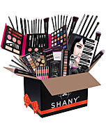 SHANY Bundle Makeup Set - All in One Makeup Bundle Adult Teen Makeup - Includes Pro Makeup Brush Set, Makeup Eyeshadow Palette, Makeup Blender, Eyelash, Lip-gloss and more. - Color Styles Vary