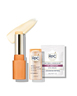 RoC Multi Correxion Revive + Glow Vitamin C Eye Balm (0.14 oz) with Retinol Eye Cream Packette