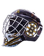 Franklin Sports Boston Bruins NHL Hockey Goalie Face Mask - Goalie Mask for Kids Street Hockey - Youth NHL Team Street Hockey Masks