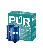 PUR PLUS Mineral Core Faucet Mount Water Filter Replacement (2 Pack) – Compatible With All PUR Faucet Filtration Systems