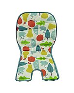 F-Price Replacement Part for Fisher-Price Highchair - GVG98 ~ Space-Saver Simple Clean High-Chair Booster Seat ~ Pearfection ~ Replacement Seat Pad,Green, Yellow, White